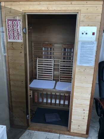 Eigene Wellness-Wärmekabine für 2 Personen (mit Meerblick und Lichttherapie !!)
