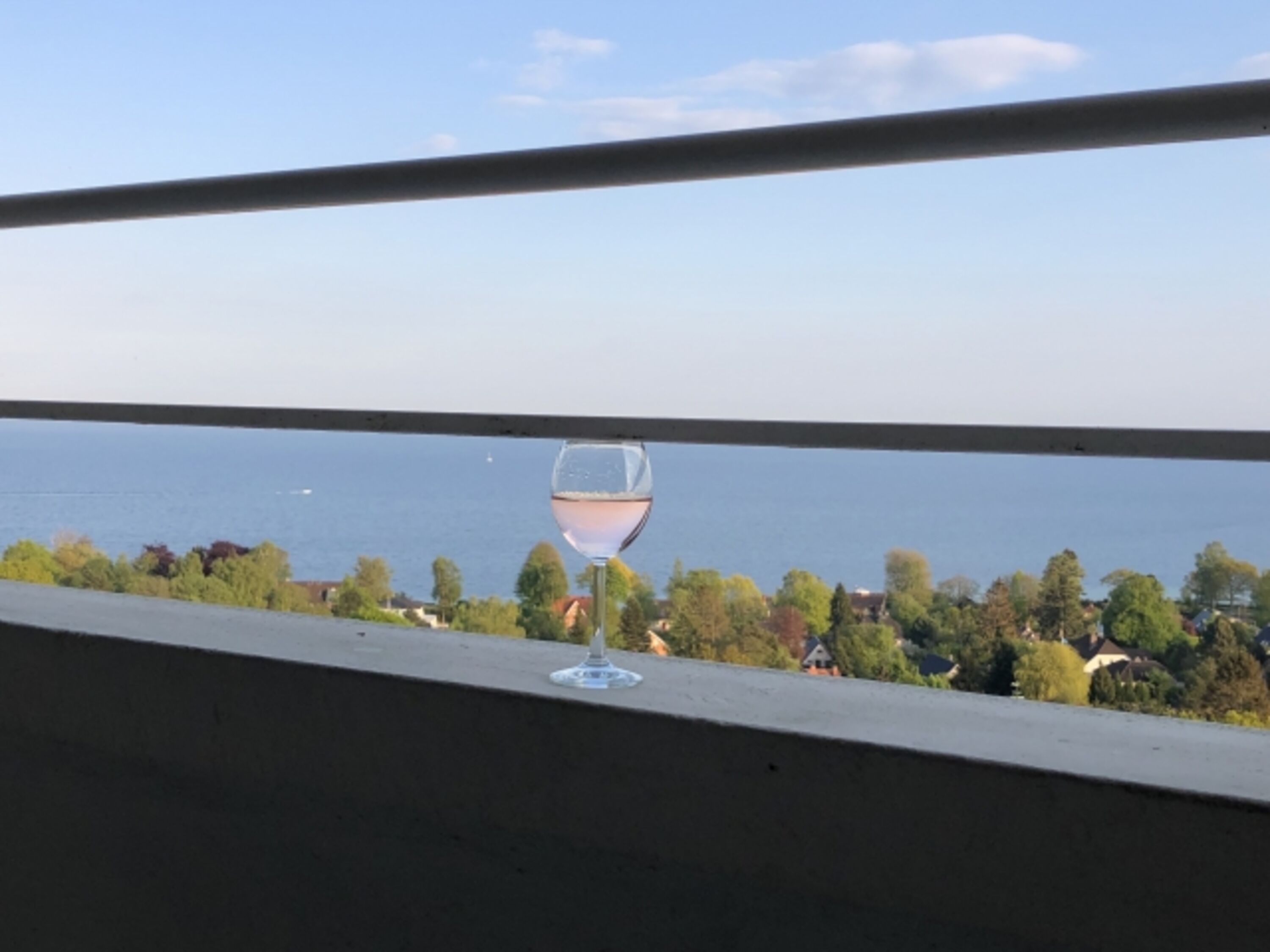 Meerblick von der Terrasse aus