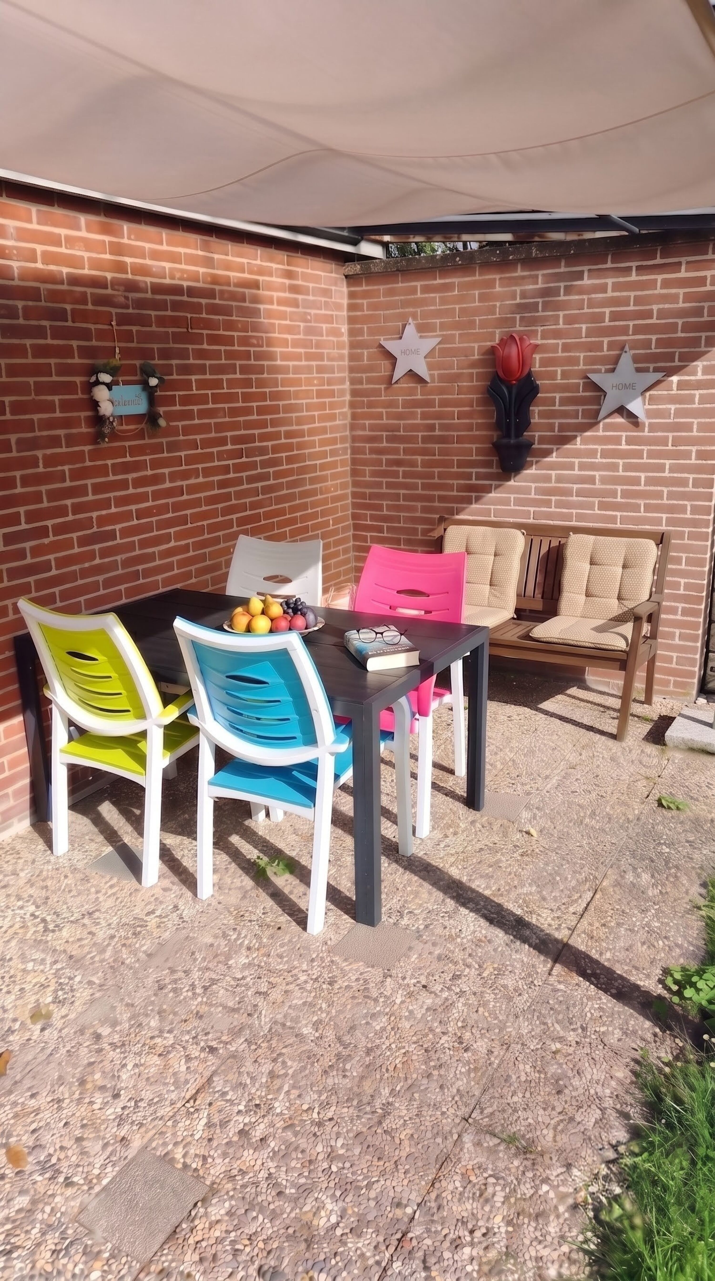 Außenbereich Sitzmöglichkeit