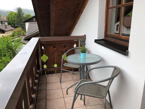 Balkon im Dachgeschoß