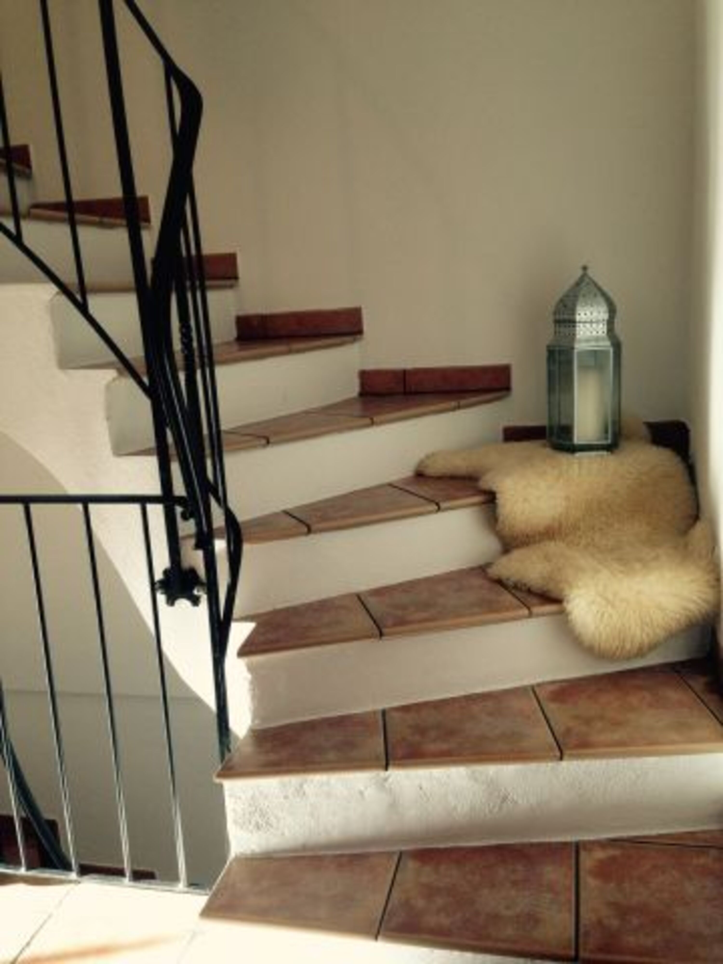 Treppe zu den Obergeschoßen