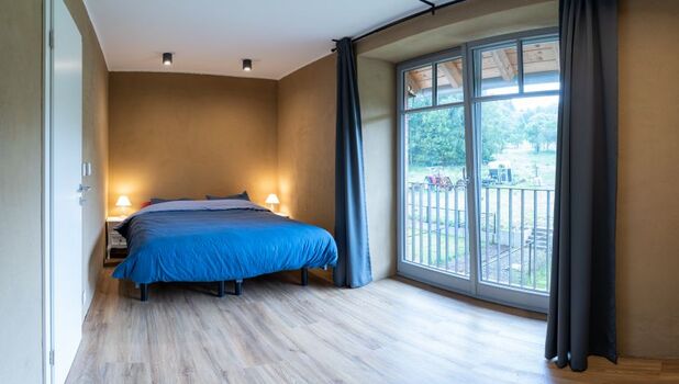 Schlafzimmer 1 mit Doppelbett