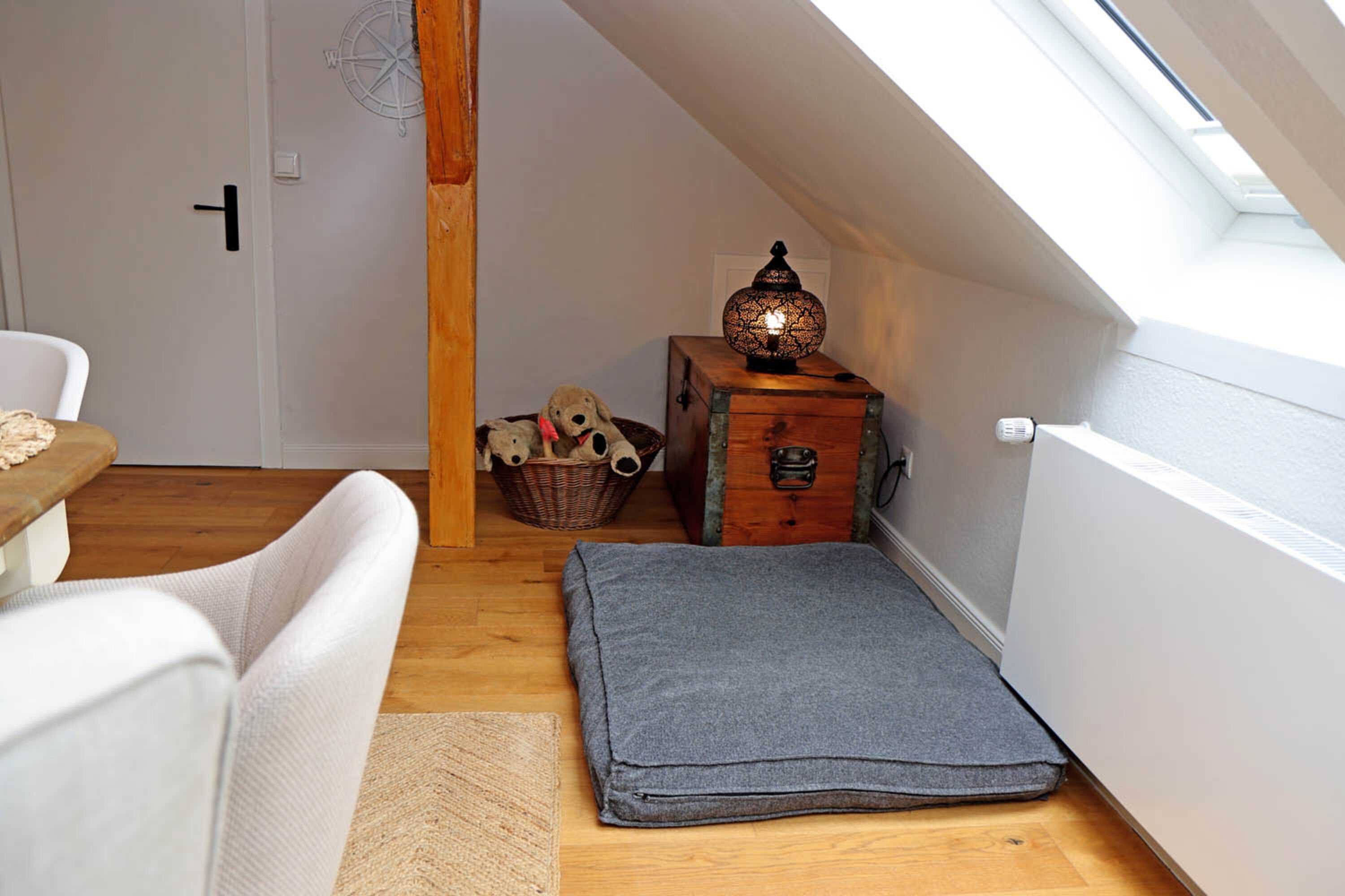 Hundeschlafkissen, Hundedecken und Spielzeug