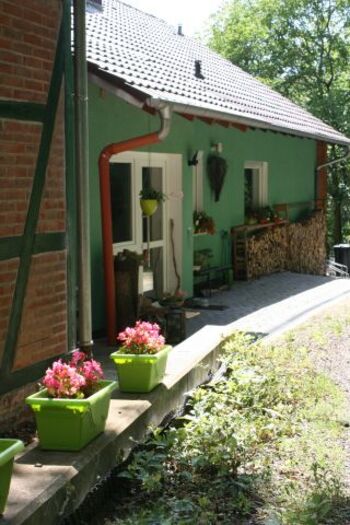 Rückkehr von der Wanderung (Eingang Gästehaus)