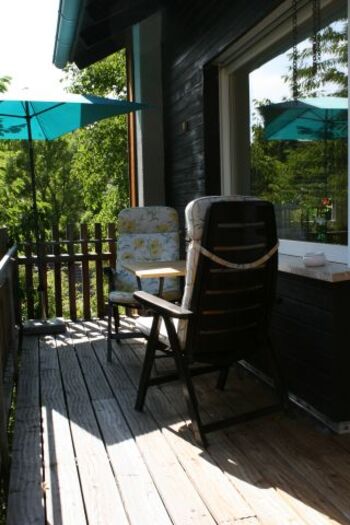 Südbalkon mit Sonne satt