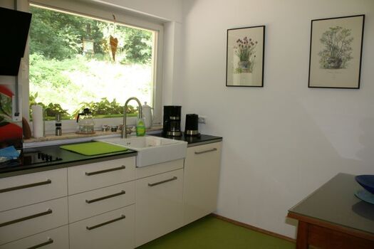 Moderne, voll eingerichtete Küche