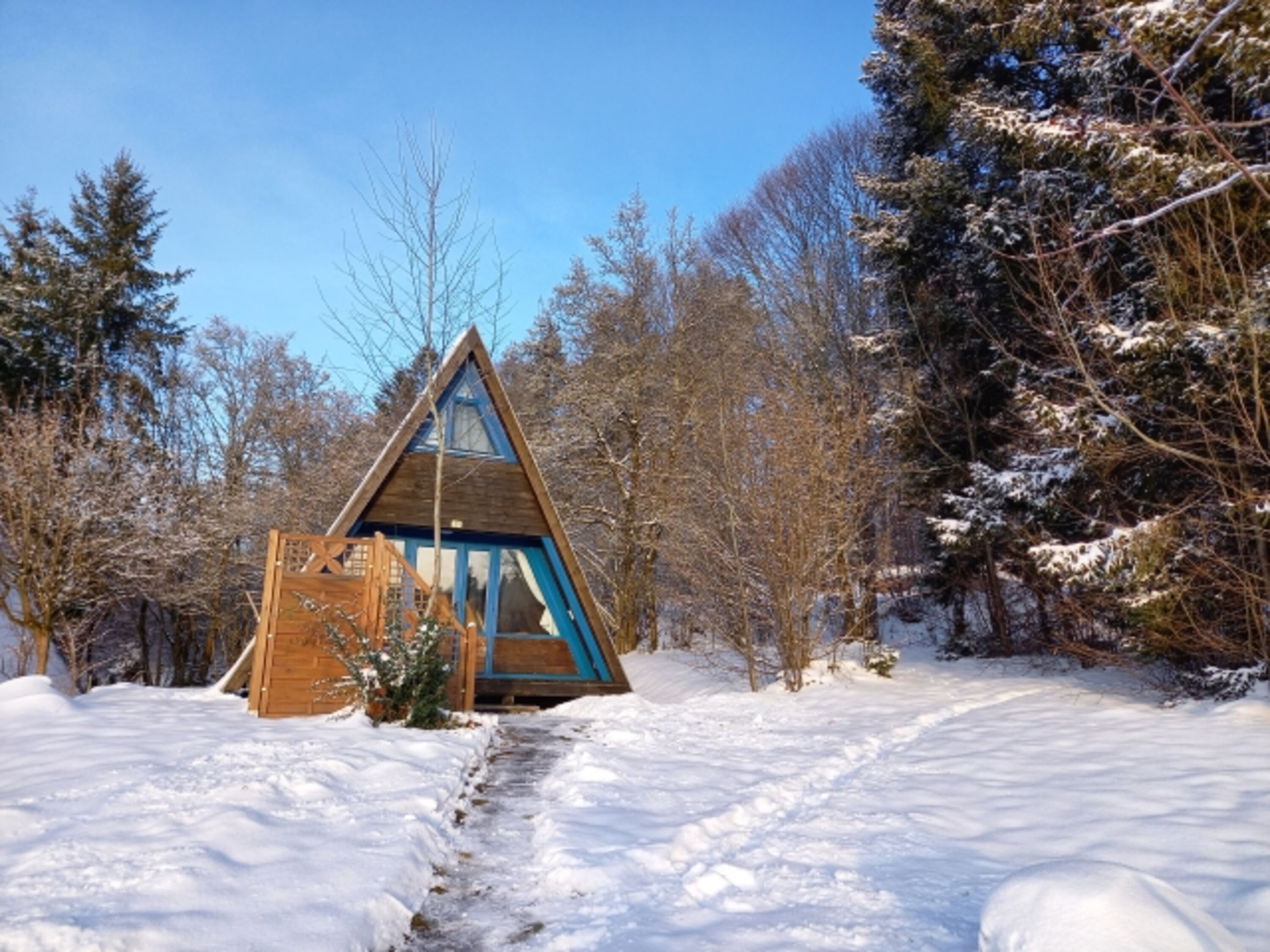 Haus Bonnie im Winter