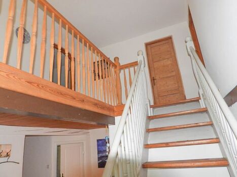 Treppe zum ersten Stock