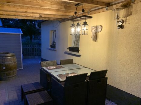 Terrasse mit Sitzecke