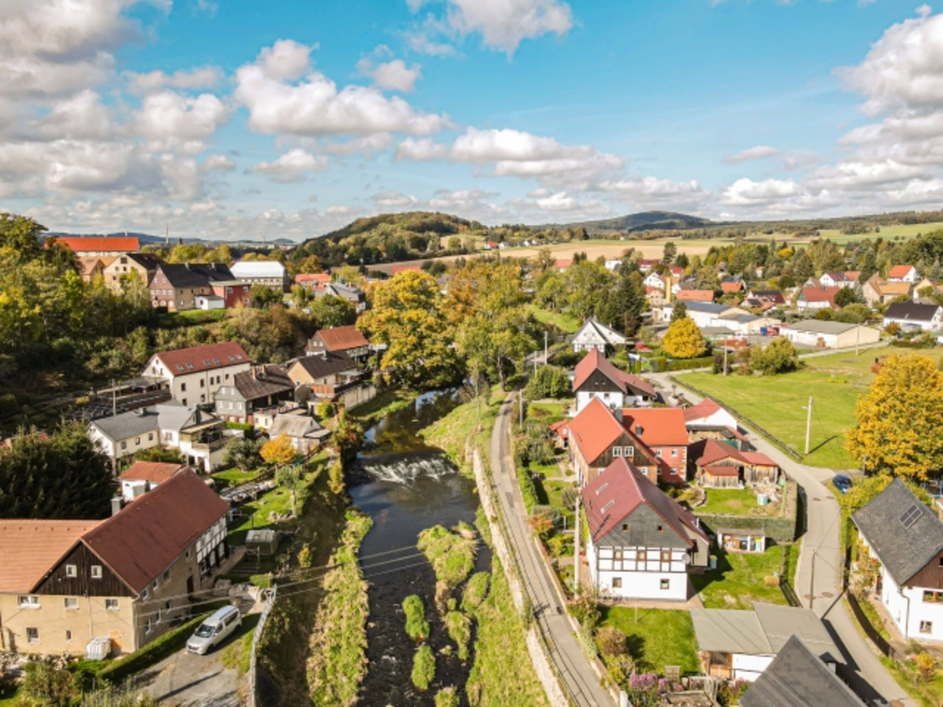 Umgebung links vom Haus