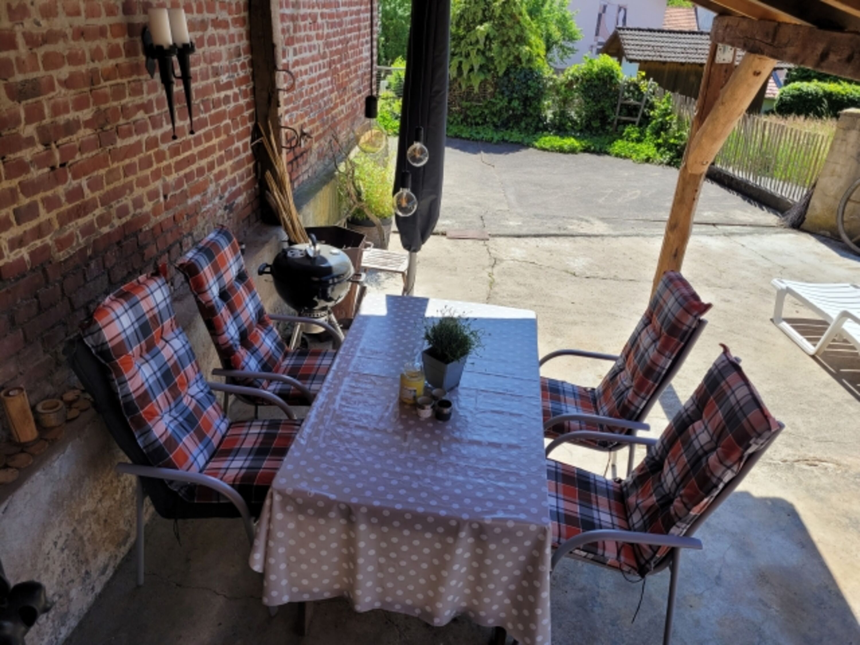 Überdachte Terrasse