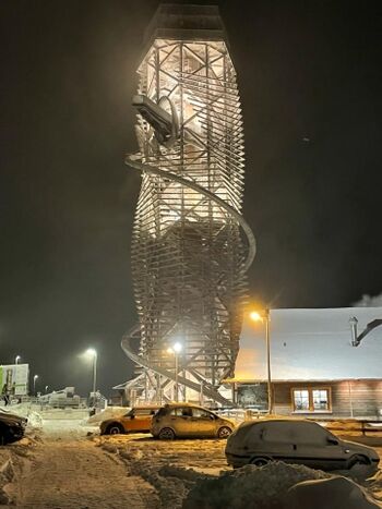 Der kürzlich eröffnete Harzturm 