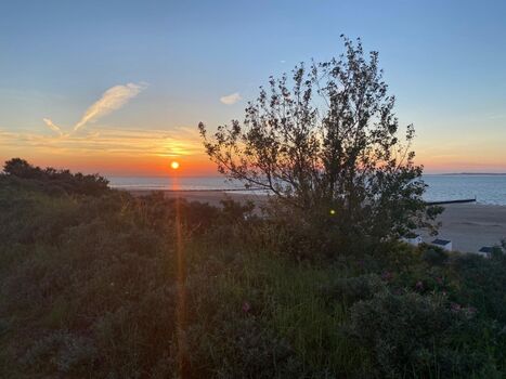 Sonnenuntergang in Breskens