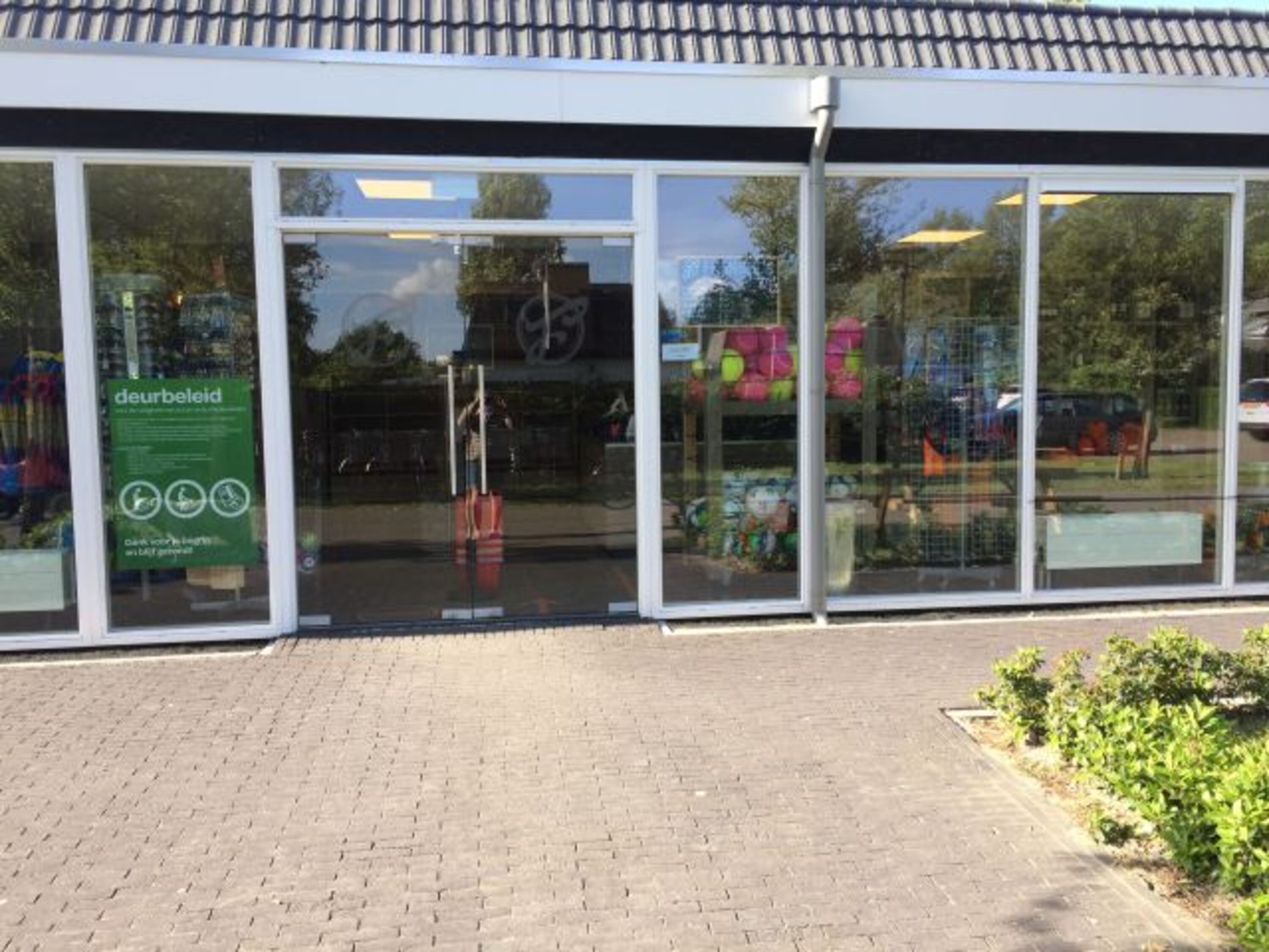 Supermarkt im Park