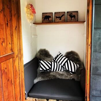 Unsere Kuschelecke auf dem Balkon