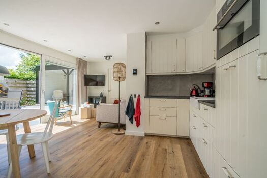 Die offene Küche mit allem Komfort