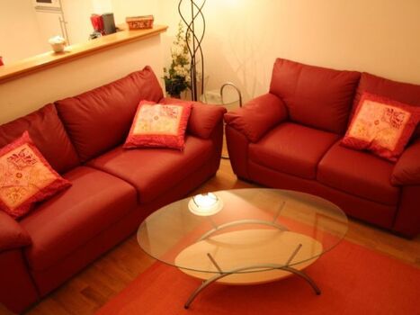 Sitzecke im Wohnzimmer