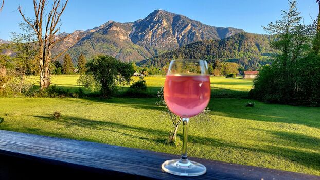 Abendstimmung am Balkon