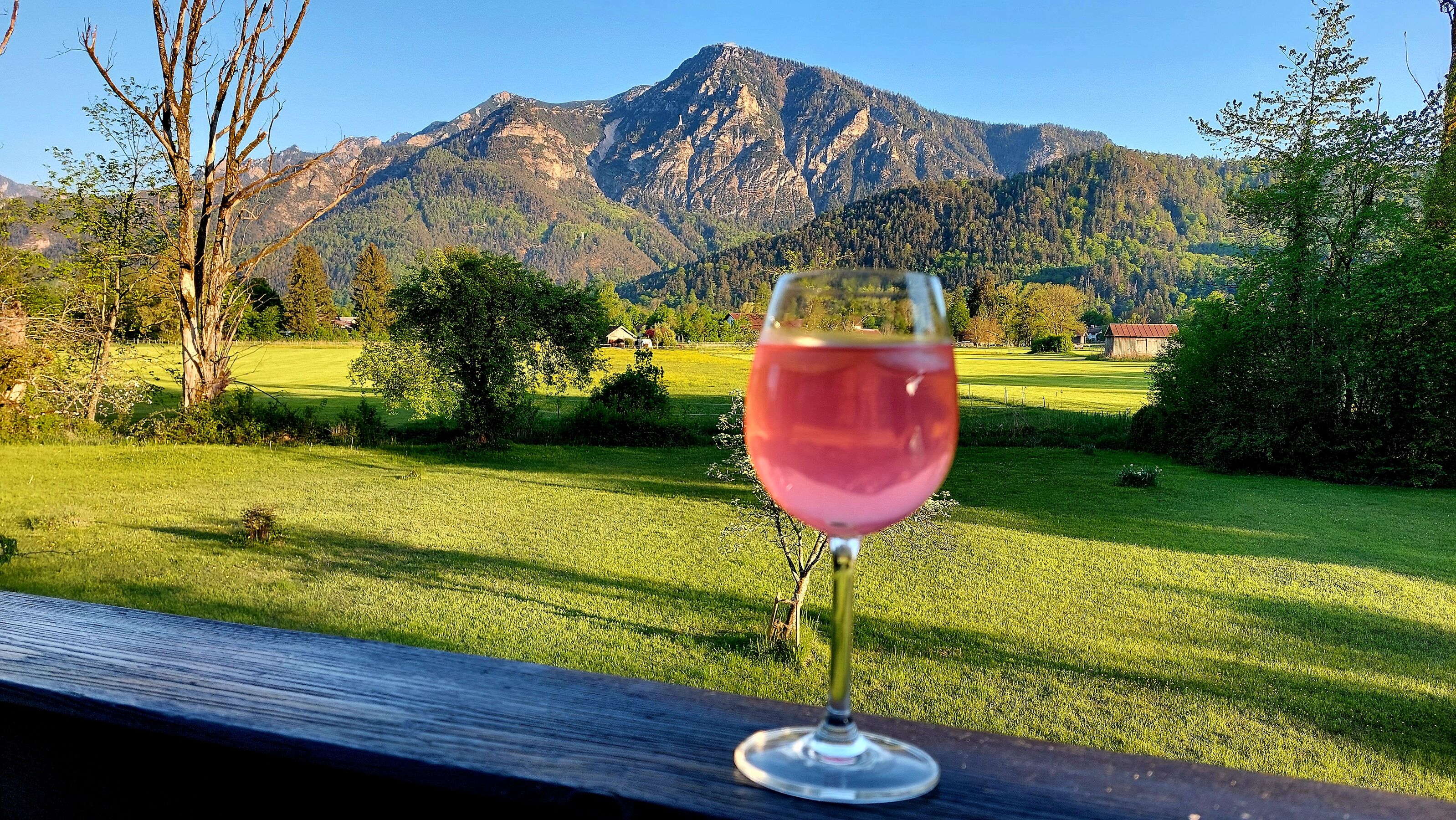 Abendstimmung am Balkon