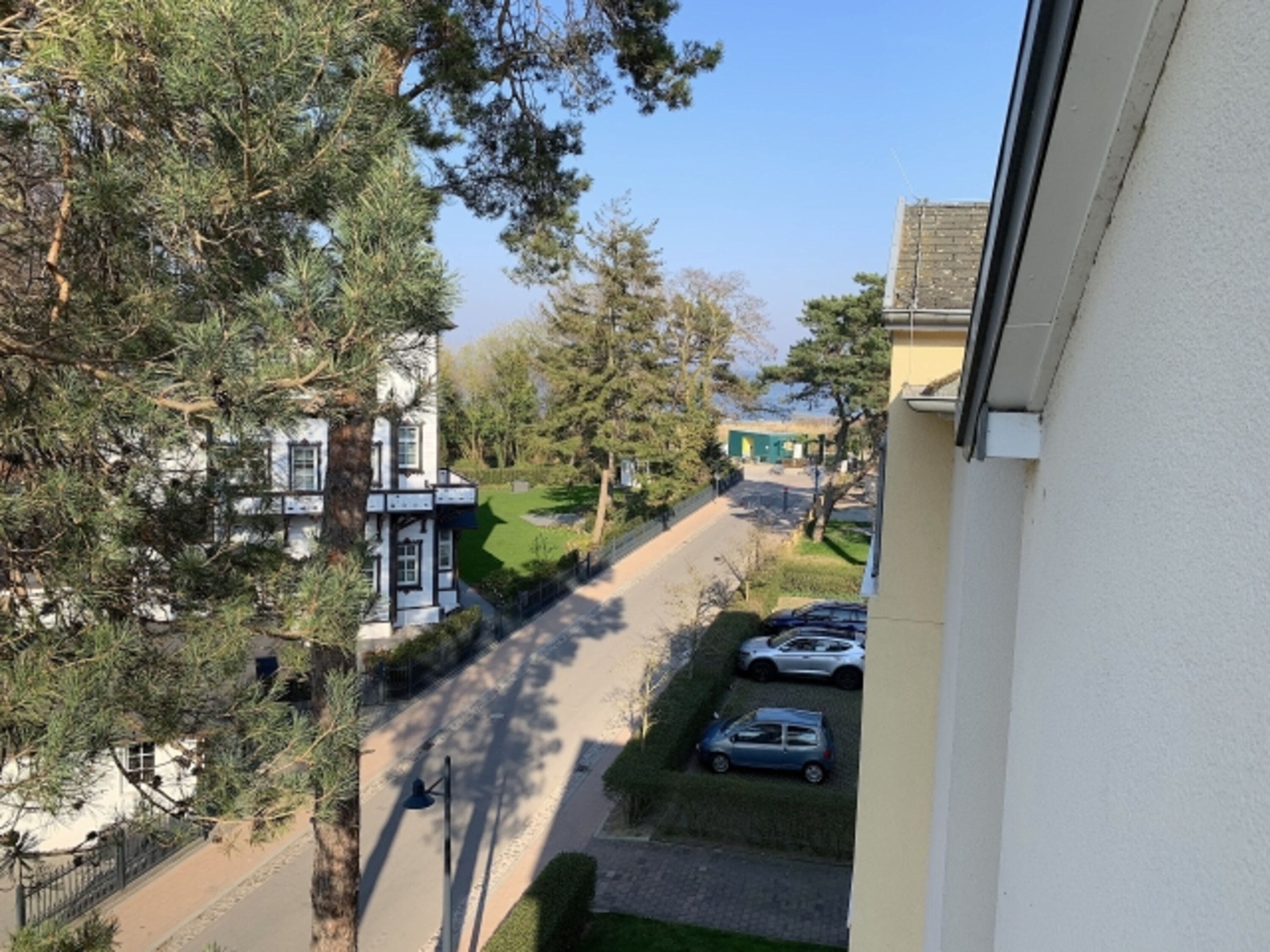 Ausblick vom Schlafzimmer
