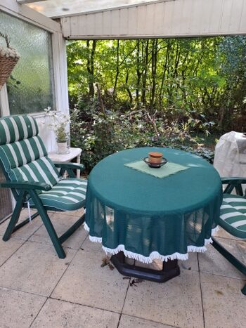 Teilüberdachte Terasse