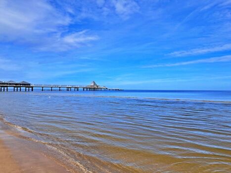 Ostsee und Seebrücke Heringsdorf