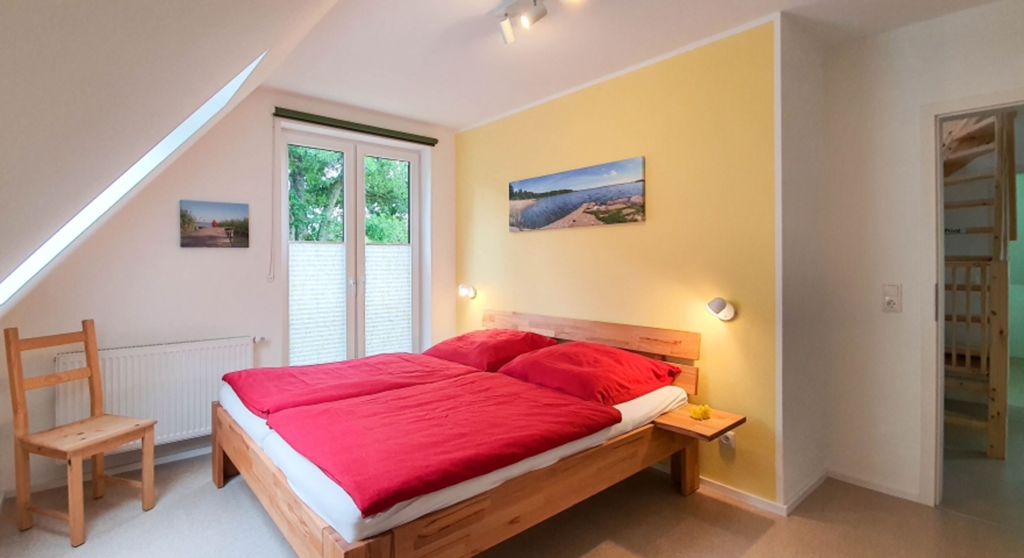Schlafzimmer zur Seeseite
