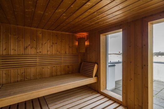 Sauna (Gemeinschaftsnutzung) mit Seeblick