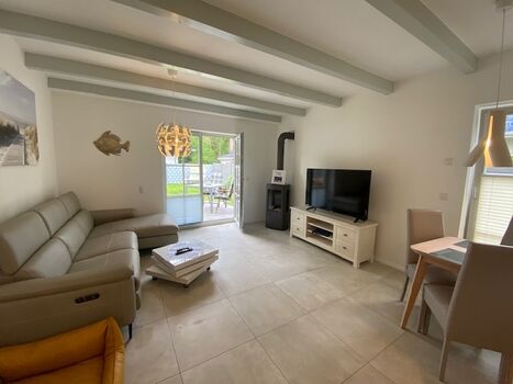 Wohnbereich mit Kaminofen