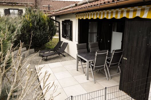 Umzäunte Terrasse