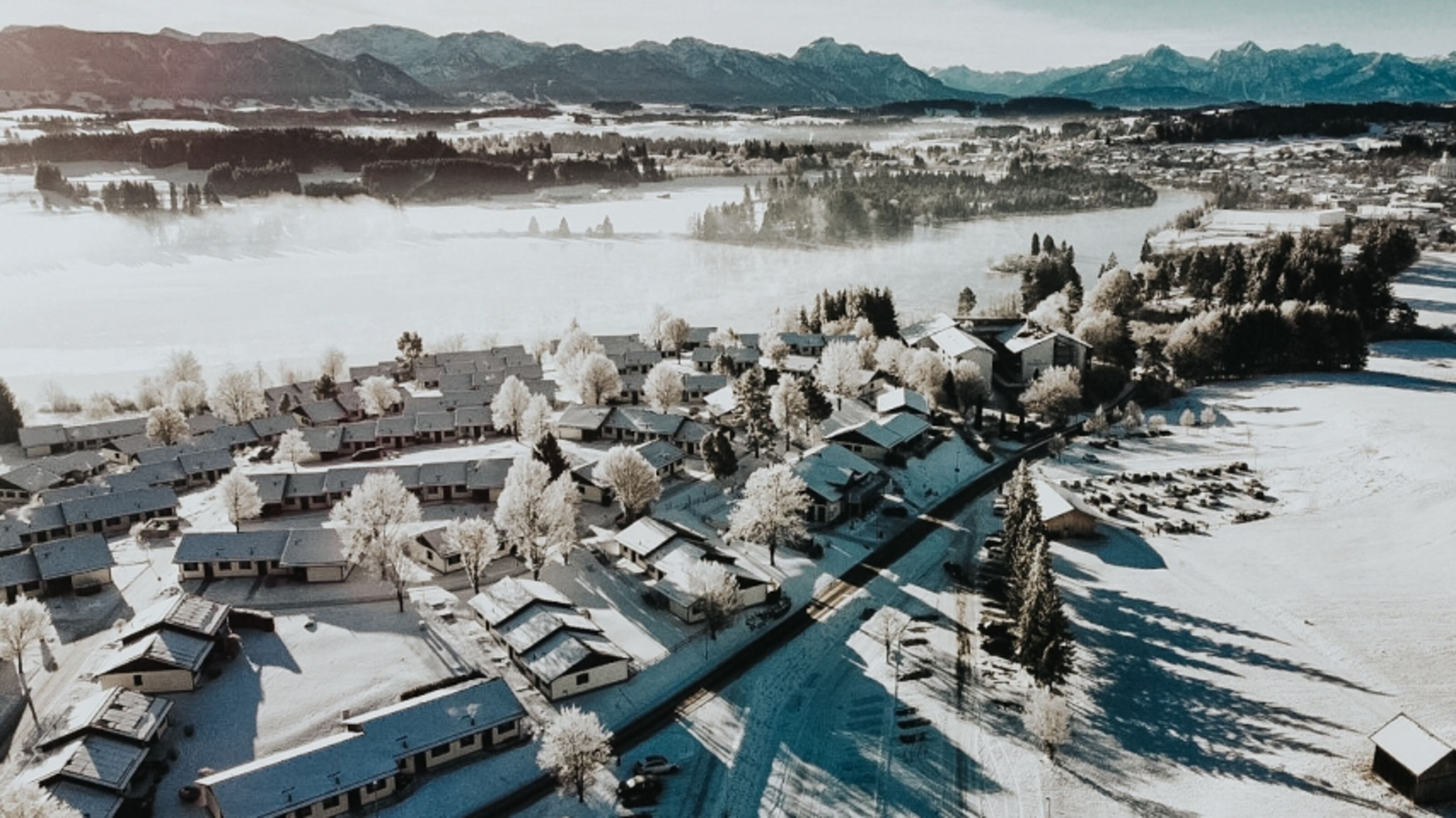 Bergpanorama Winter
