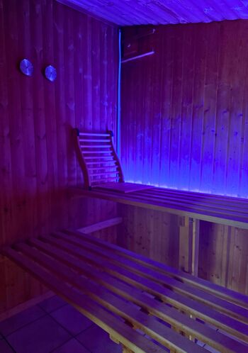 Sauna Impression am Abend