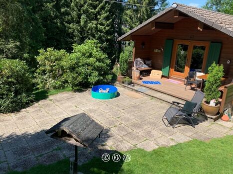 Blick vom Grundstück auf Mörkens Hütte