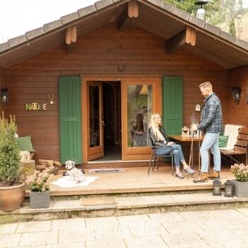 Eingang Ferienhaus Mörkens Hütte 