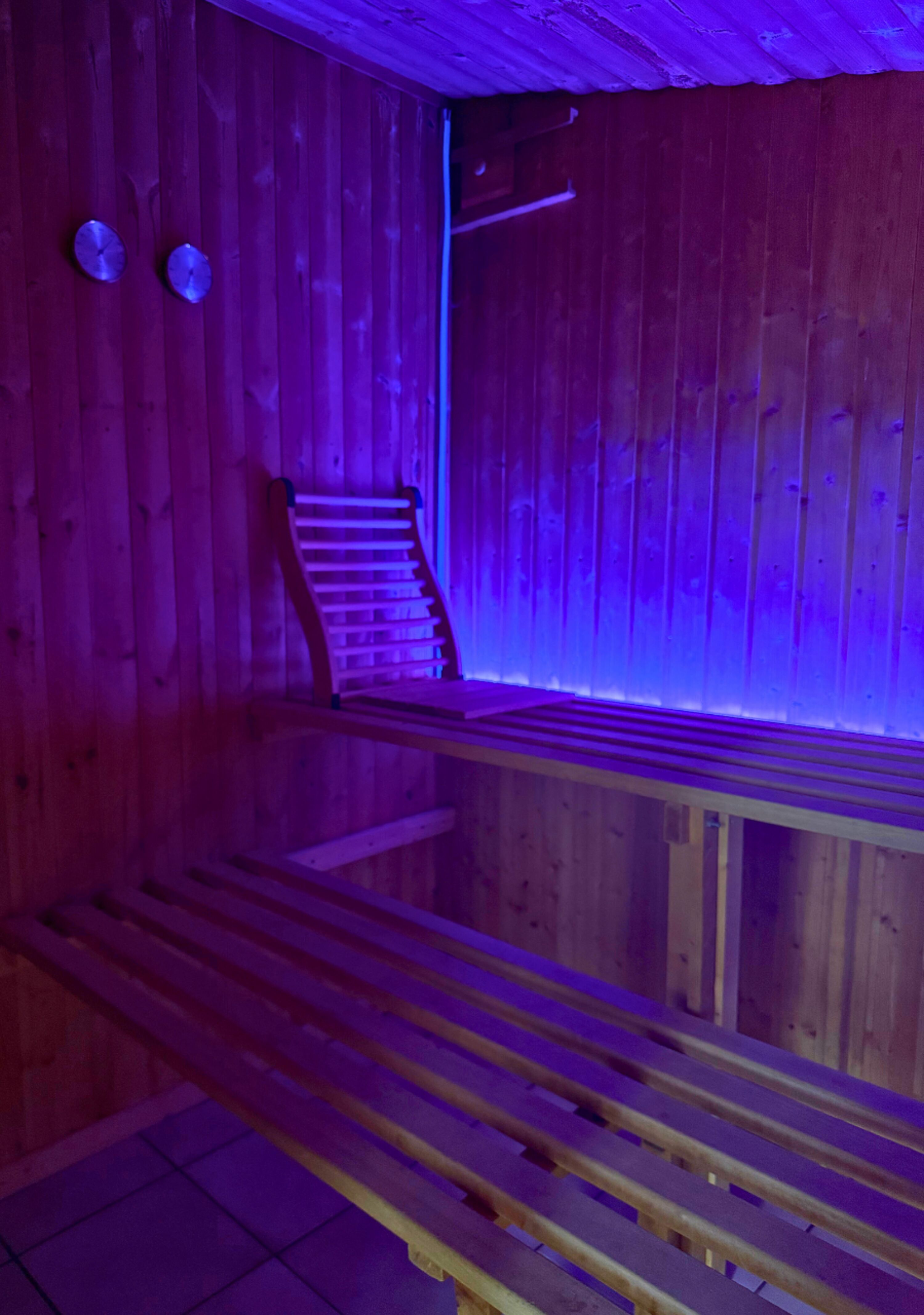 Sauna Impression am Abend