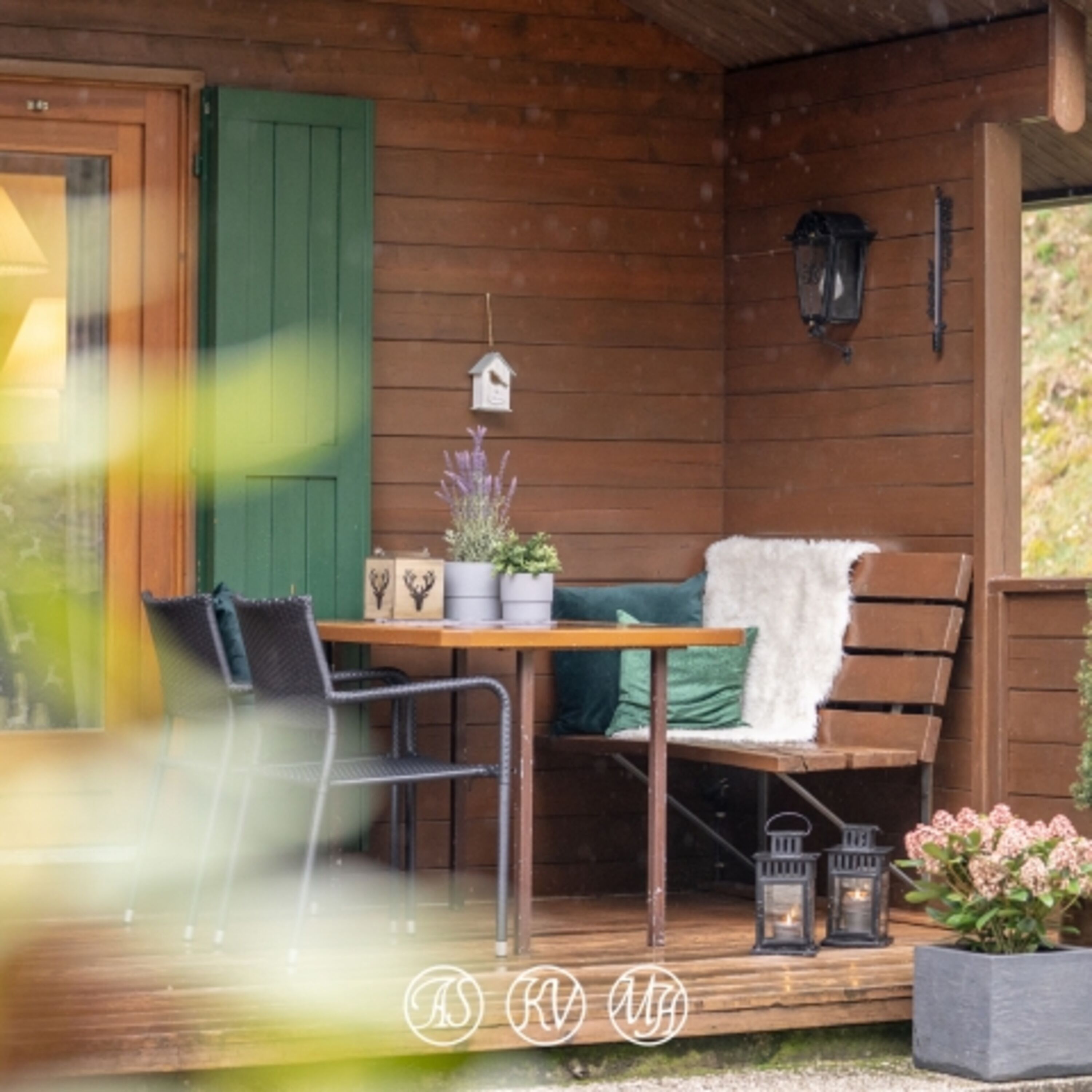 Überdachte Terrasse
