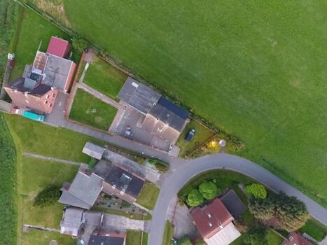 Grundstück von oben