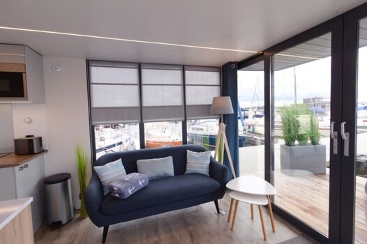 Wohnbereich Hausboot Fjord Dory Schleswig / Schlei