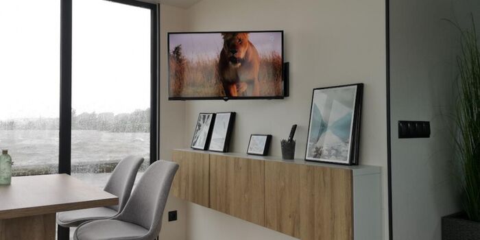 Wohnbereich Hausboot Fjord Dory Schleswig / Schlei