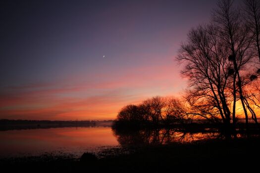 Sonnenuntergang im Marais