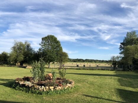 Garten mit Blick ins Marais