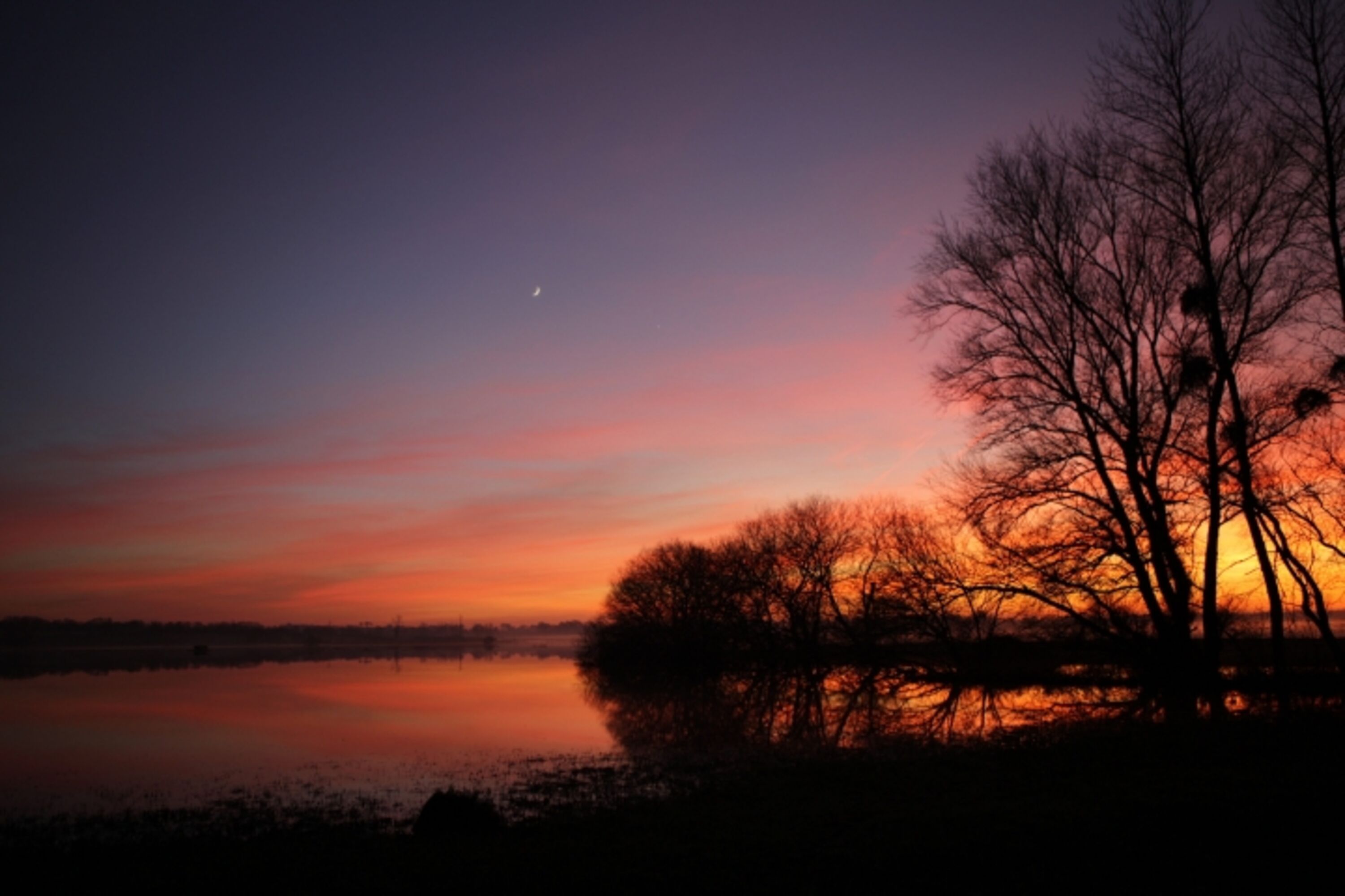 Sonnenuntergang im Marais