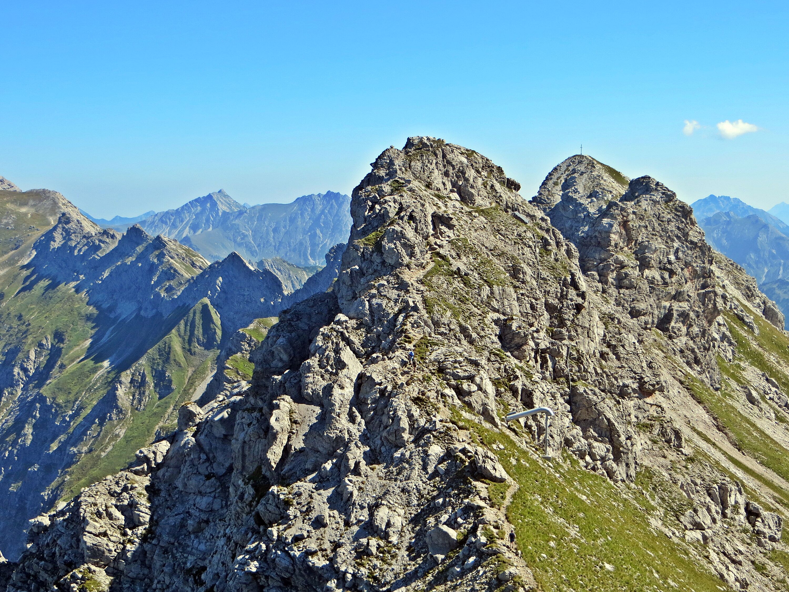 Noch einmal ein Blick auf das faszinierende Bergpanorama der Alpen um Oberstaufen