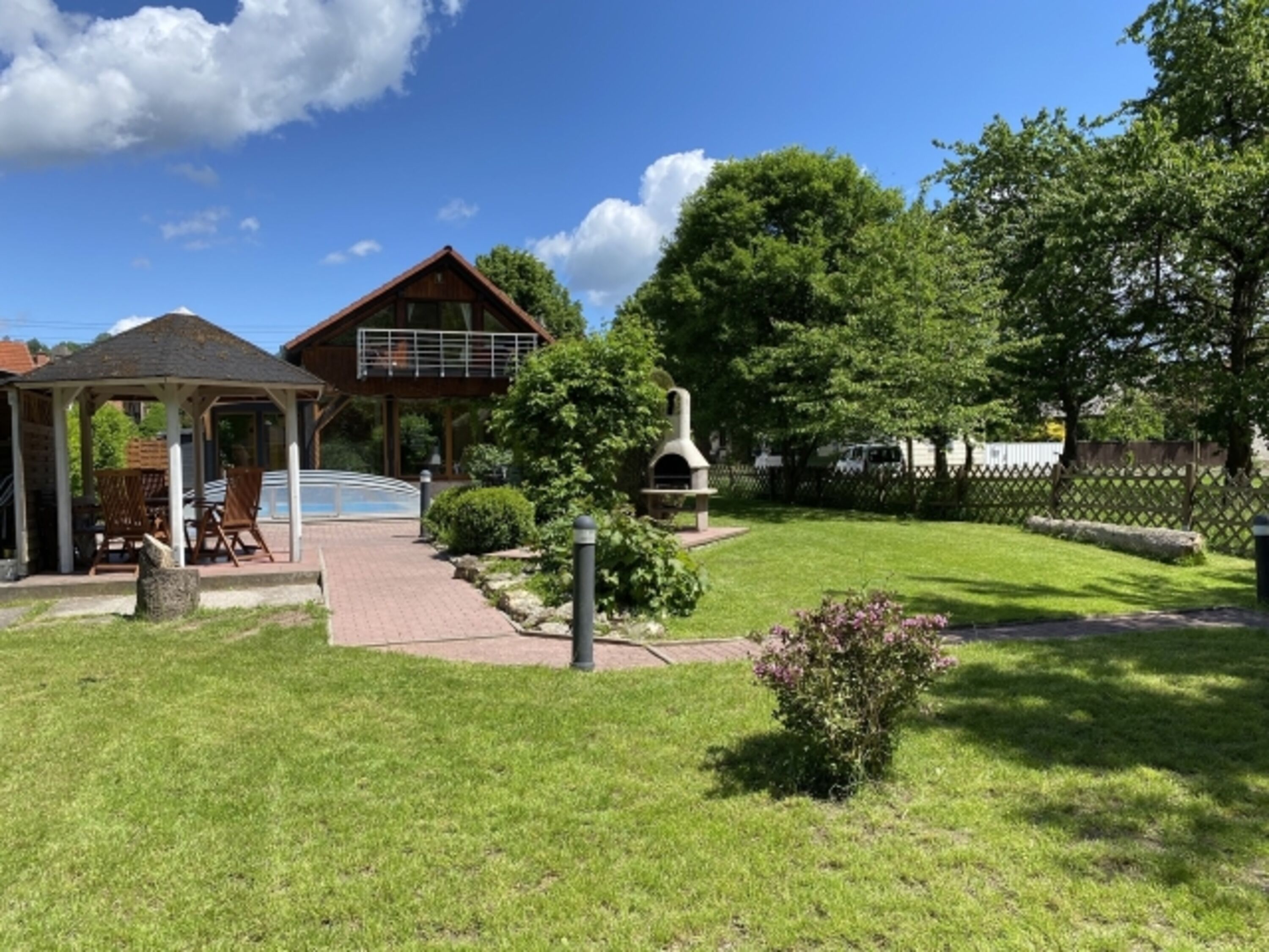 Garten von der Werraseite aus