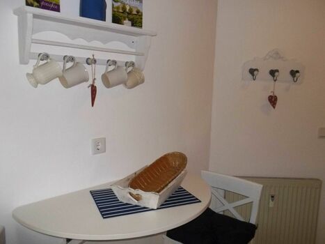 Ein kleines Plätzchen für eine Tasse Tee oder Kaffee zwischendurch.