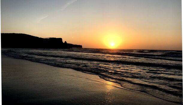 Sonnenuntergang Praia da Bodeira