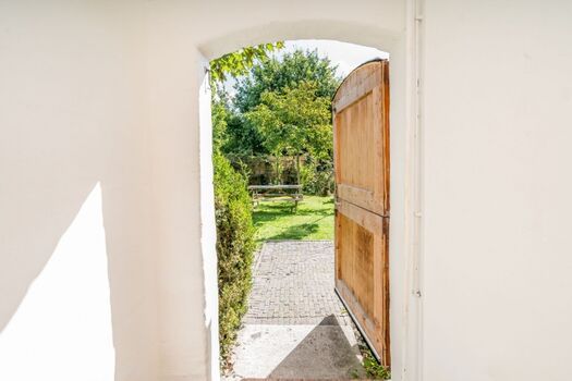 Die traditionelle Eingangstür