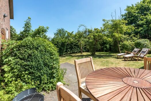 Aussicht auf den Baumgarten