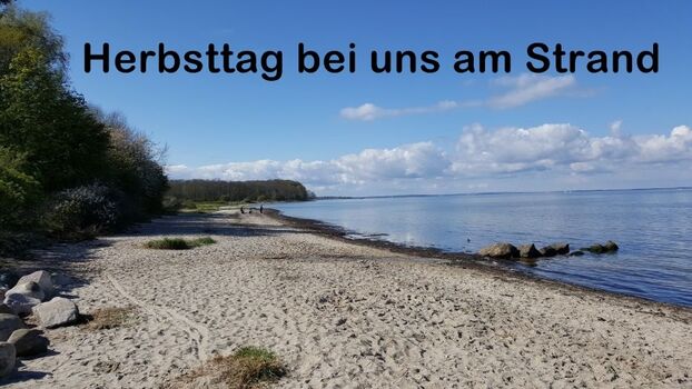Herbst bei uns am Strand