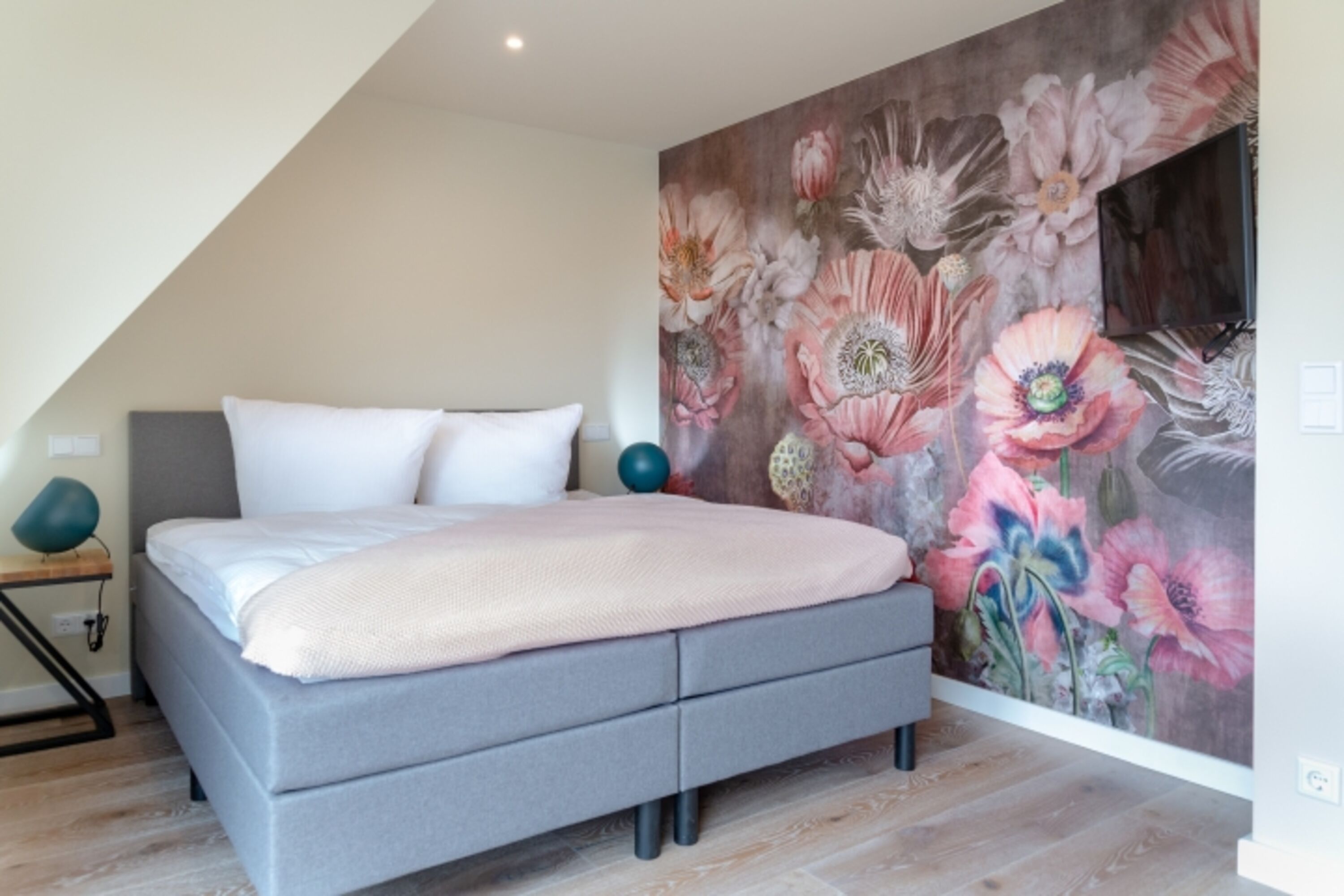 Moderne Kunst im Schlafzimmer